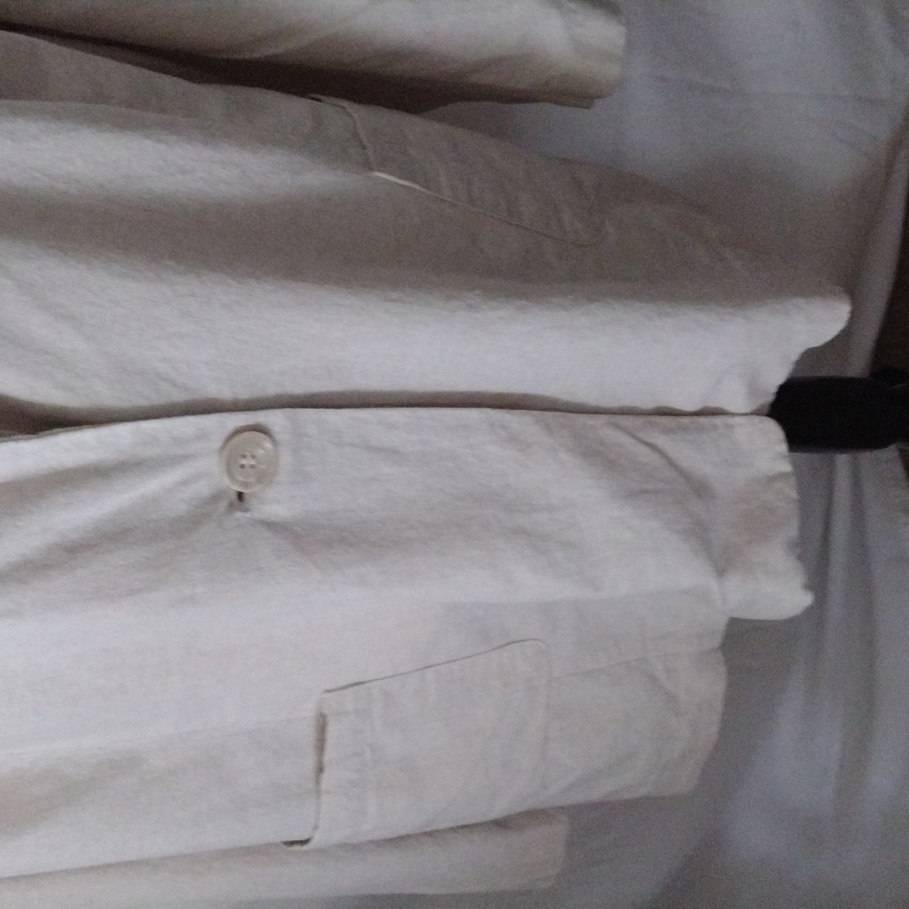 AVENUE WOMEN OVERSIZED DOUBLE BREASTED BLAZER LINEN BLEND - Picture 3 of 11